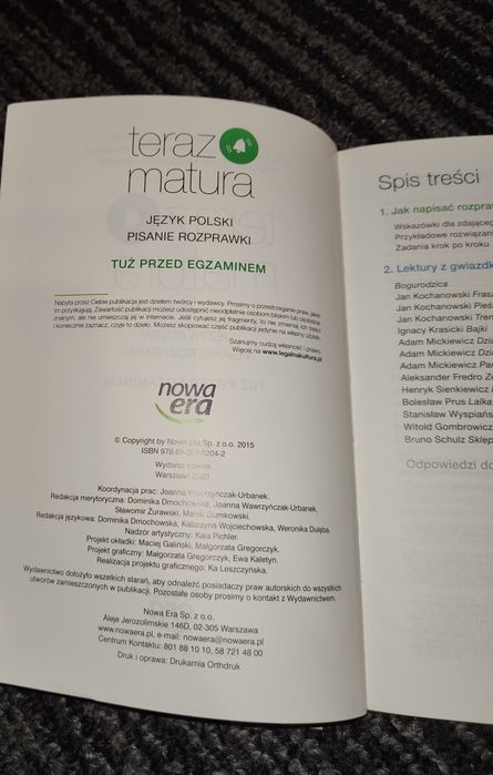 Teraz matura - język polski pisanie rozprawki