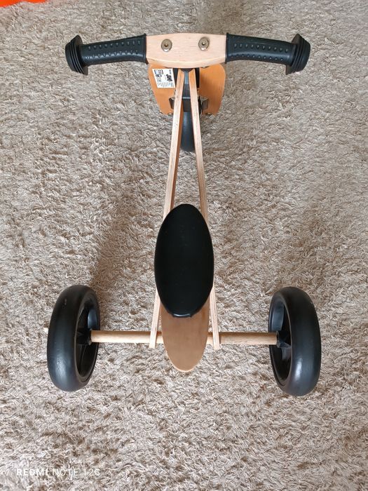 Rowerek biegowy drewniany