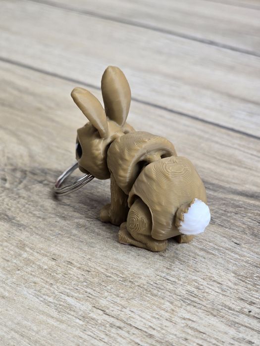 Breloczek Królik 3d - Brelok Druk3d fidget Keychain mixGadzet