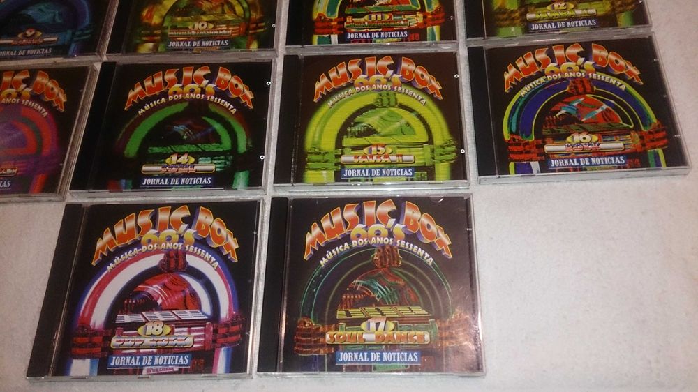 music box 60`s - música dos anos sessenta (coleção completa 18 cds)