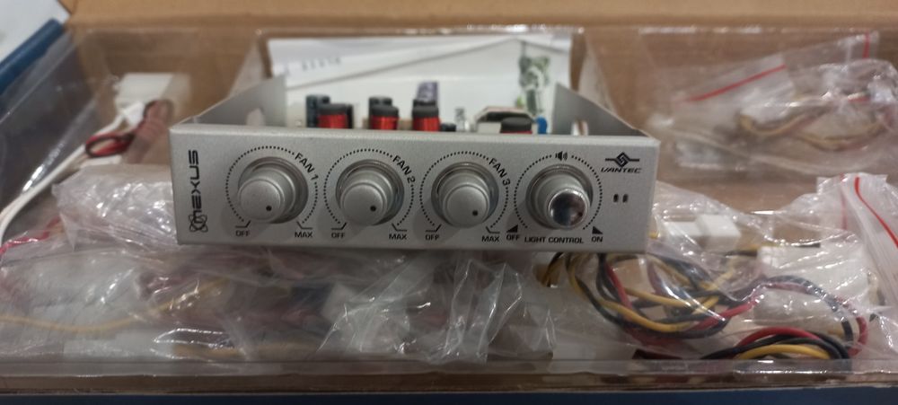 Controlador de ventoinhas e leds