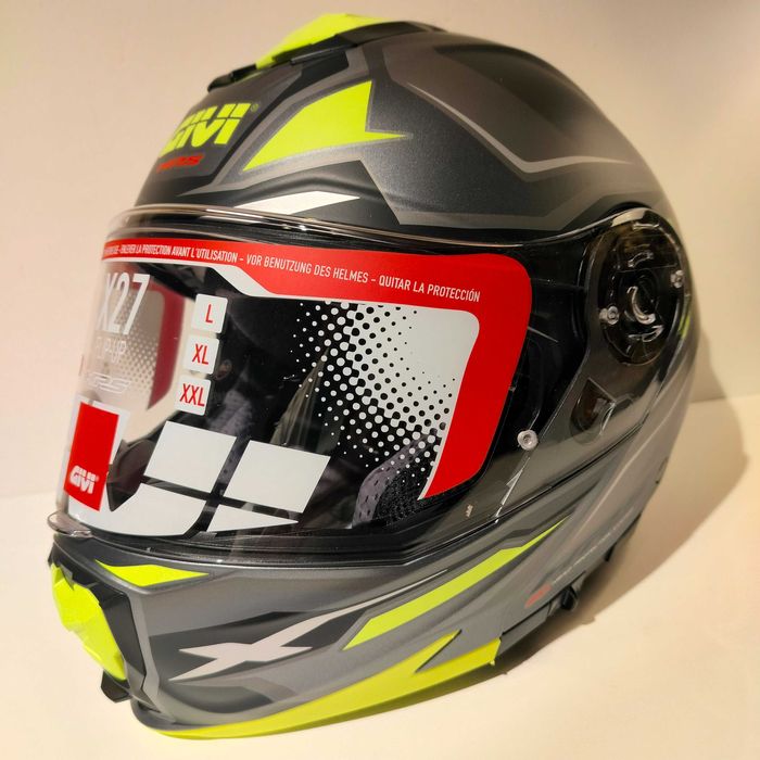 Capacete modular GIVI X.27 c/Pinlock mota scooter novo
