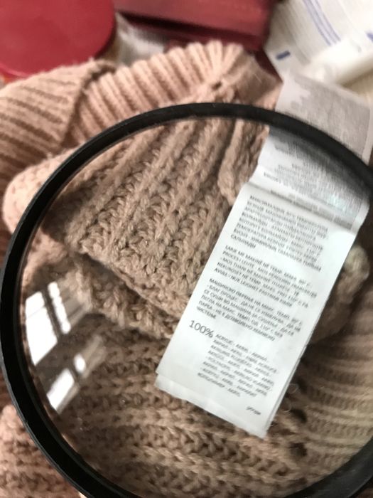 Cropp beżowy sweter damski r. M