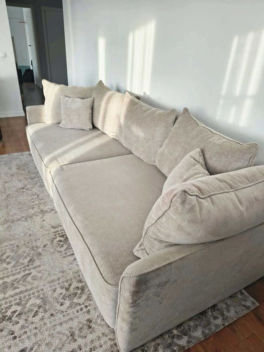 SOHO BIG 3DL 265 cm| Funkcja spania | Beż DOSTAWA GRATIS