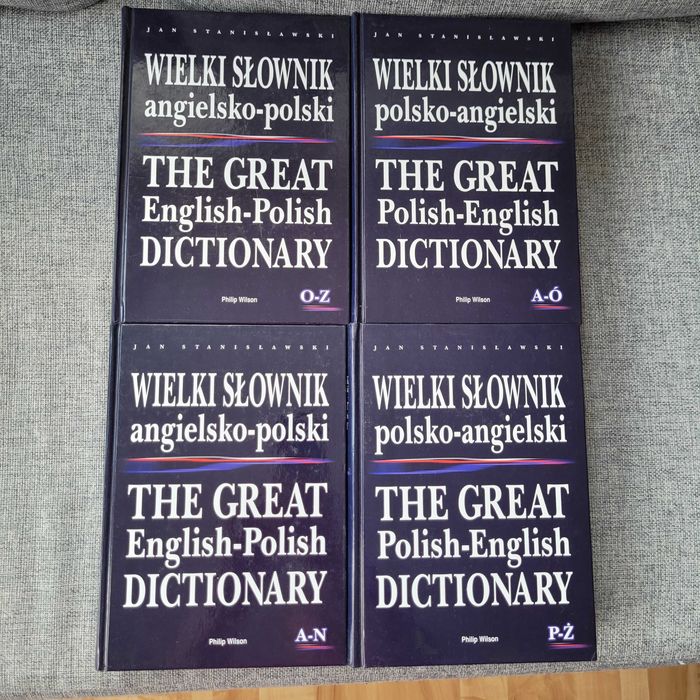 Oddam słownik 4 tomy polsko-angielski i angielsko-polski