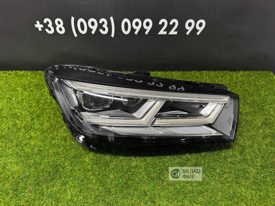 Фари оптика AUDI Q5 80A 2016-2021 FULL LED EU Фари до Ауді Ку5 80а дорестайлінг Фулл лед Європа - Гарантія 3 місяці, trade in, встановлення