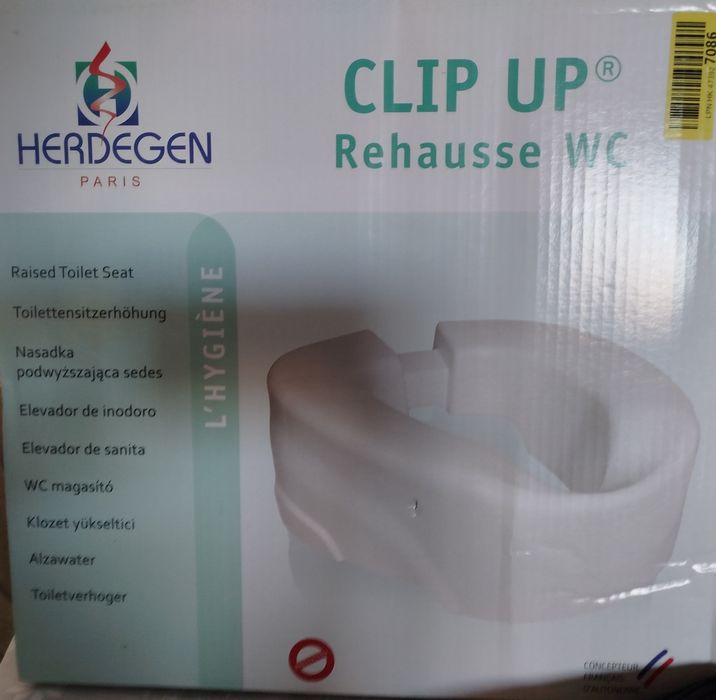 Elevador de Sanita Herdegen Clip Up WC 10 cm – Novo