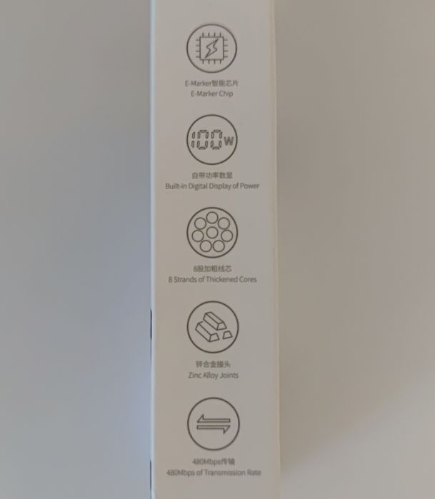 2метра! Кабель зарядки Baseus 100W Fast charge TYPE-C с дисплеем.