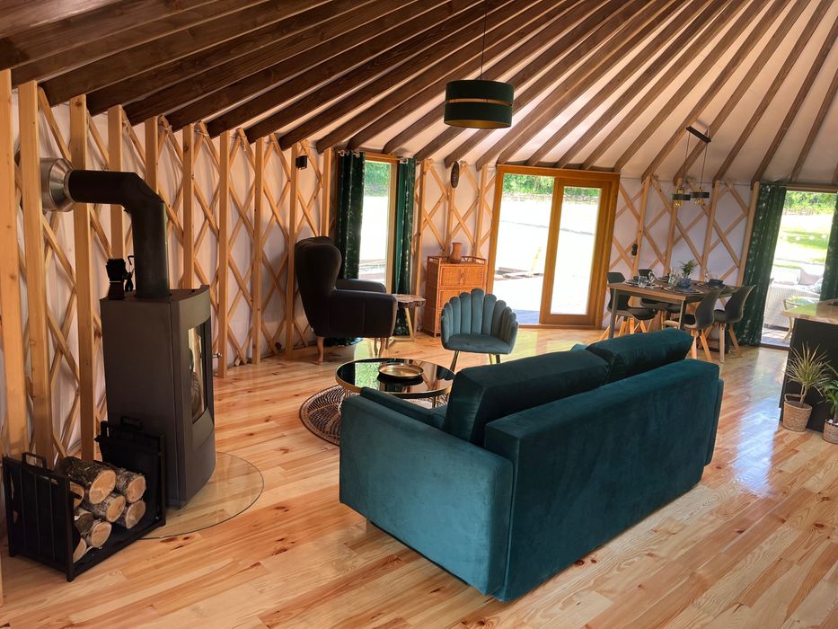Domek Jurta GLAMping StOdOlNiA ! Jacuzzi Sauna! OUTDOOR Spa! Narty