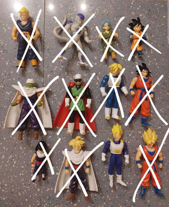 Figuras Dragon Ball anos 90