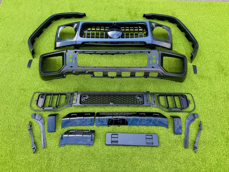 Обвес 2025+ G63 AMG Mercedes W463A W464 W465 Бампер Решетка Рестайлинг