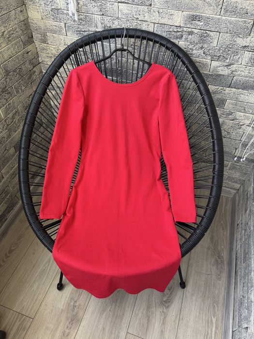 Сукня червона міді М 44