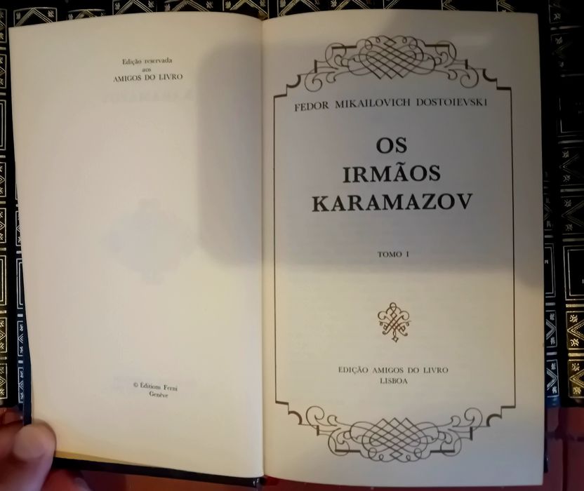Os Irmãos Karamazov – Dostoiévski – 3 Volumes – Amigos do Livro