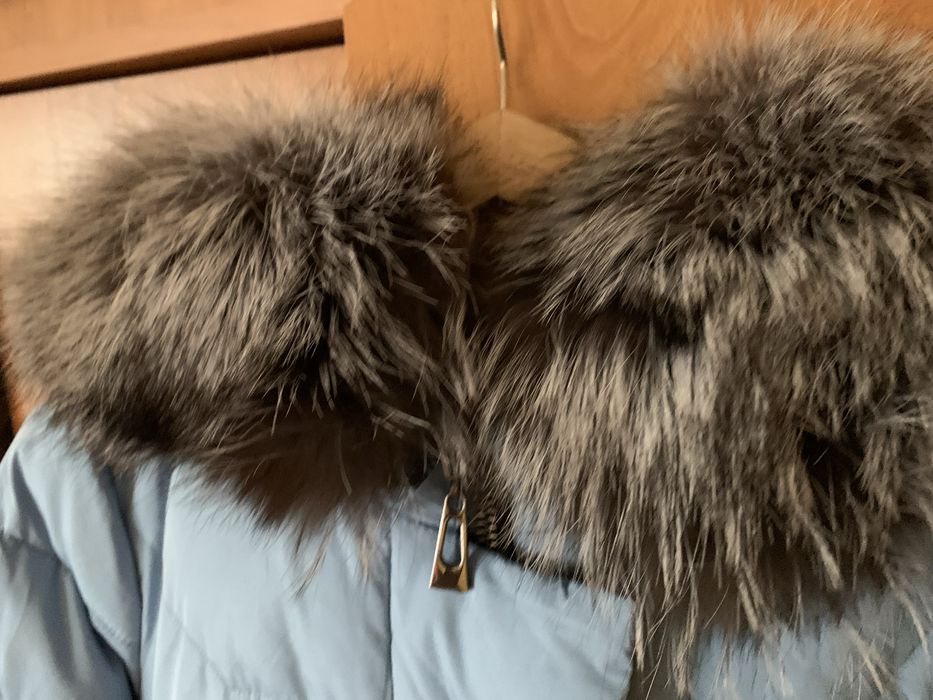 Puchowa zimowa kurtka