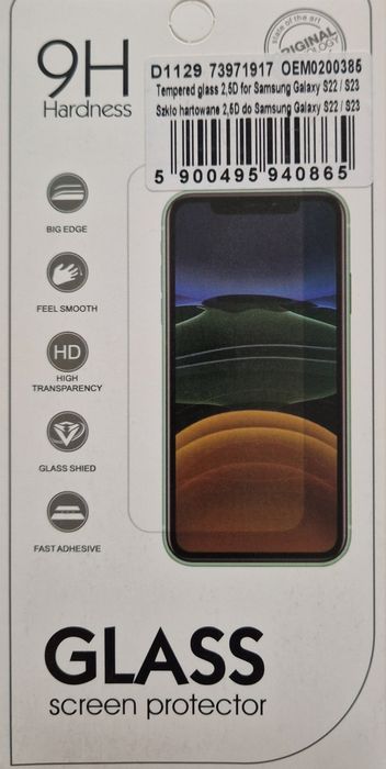 Szkło hartowane na ekran galaxy S22/ S23