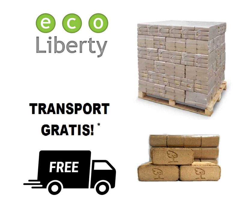 Brykiet Drzewny Dębowy RUF DĄB - Kostki RUF 100% DĄB - PROMOCJA!