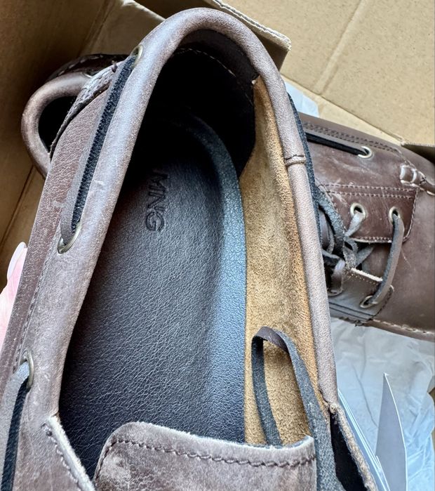 Лофери  чоловічі Mango 100% шкіра