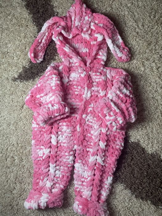 Комбінезон в'язанний 3-9міс