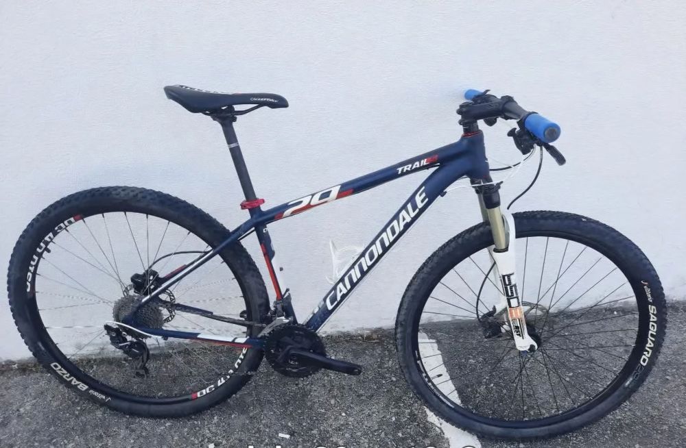 Cannondale btt 29 m com suspensao a ar