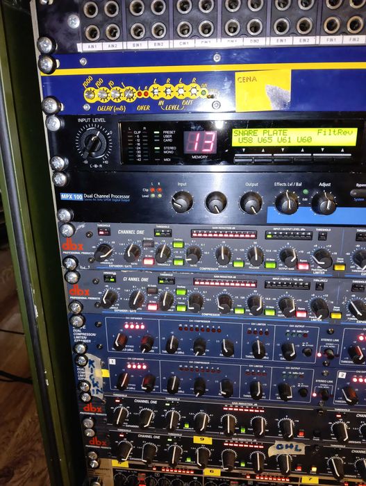 procesor dynamiki dbx 1066, dbx 266, Yamaha SPX 990 i inne
