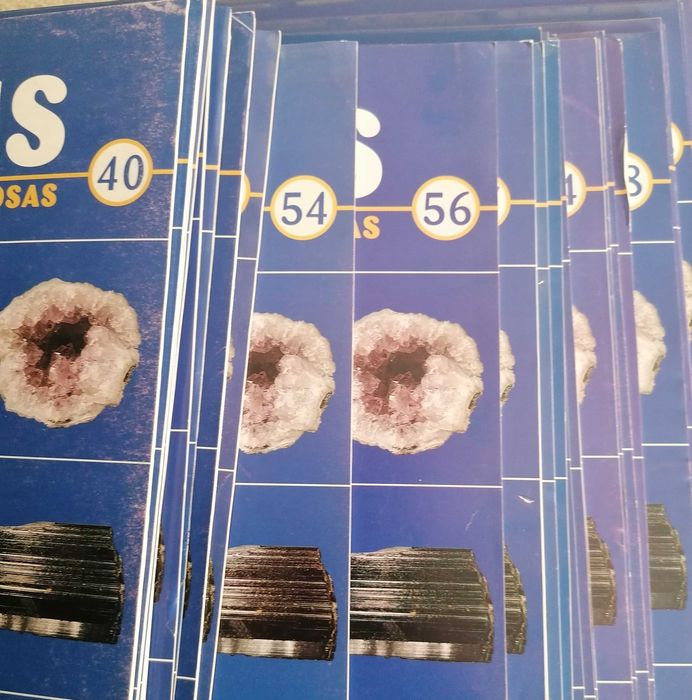 Minerais, fasciculos, colecionaveis, o lote por 5€