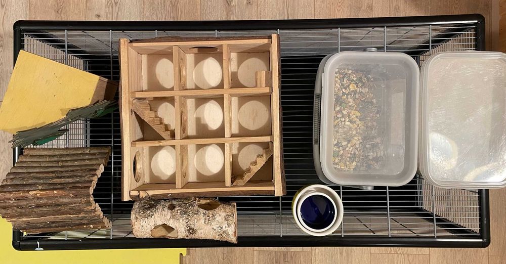 Duża klatka 100x50: Chomik, Mysz, Szczur, Szynszyla + Dodatki