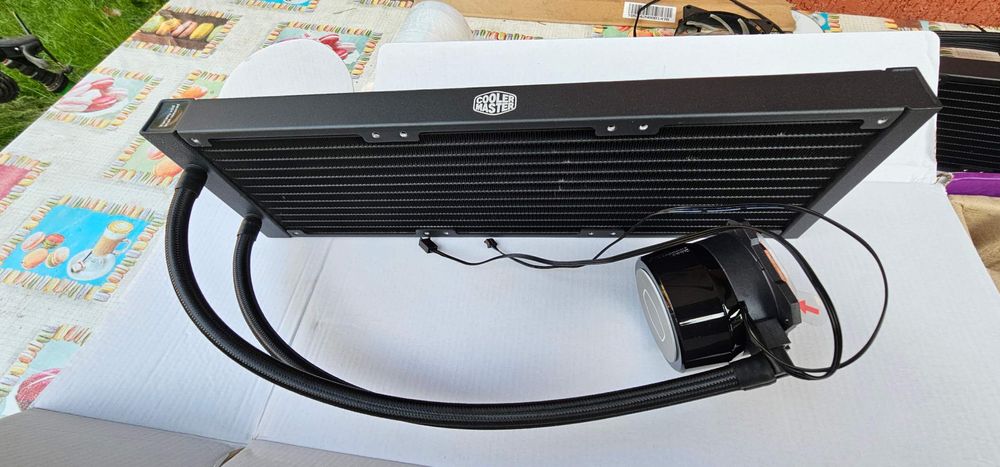 CoolerMaster ML360 Illusion 2szt, pompa nie działa,LED ok + AM4 ramka