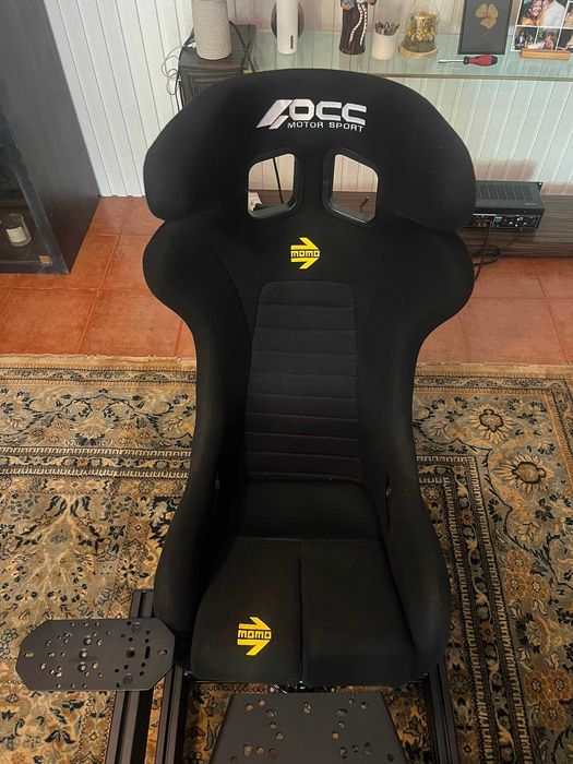COMO NOVO - Simulador Simrig Simlab GT1 EVO Momo Daytona Backet homologada FIA