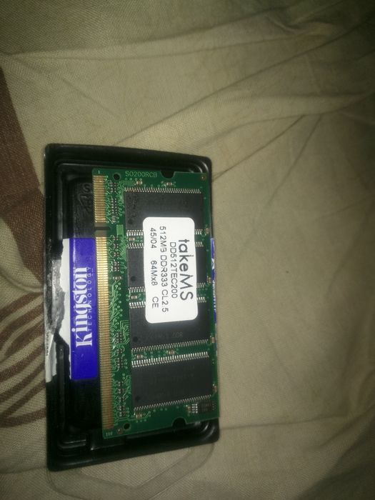 Оперативка ноутбука take МS dd512EC200 512MB, ddr333