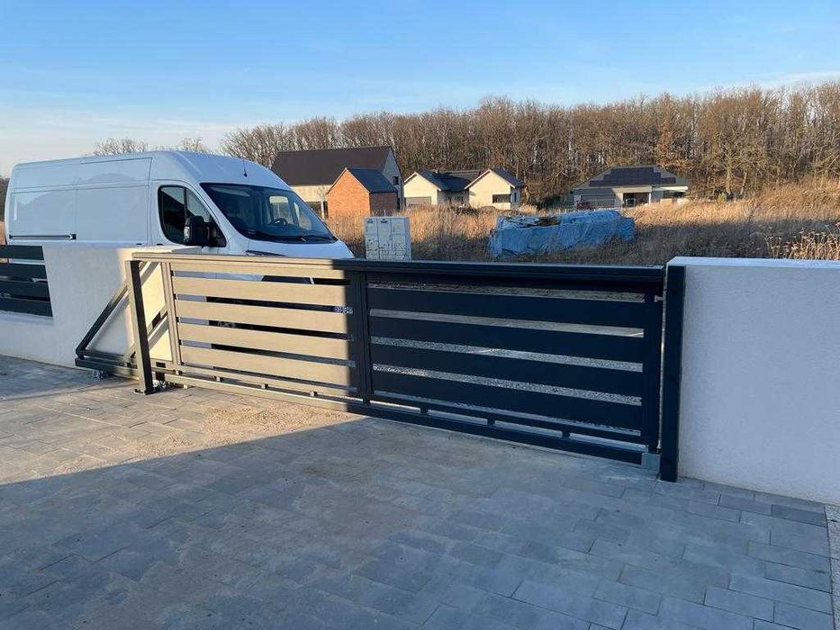 Brama przesuwna Ogrodzenie metalowe pod wymiar PRODUCENT