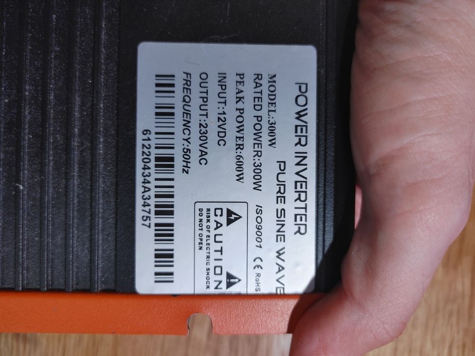 Инвертор чистый синус Mercury 300w(600w пик)