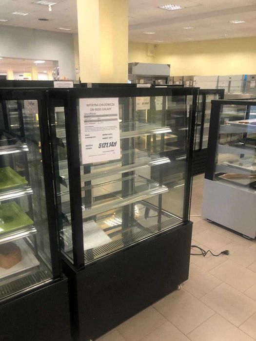 NOWA! "od ręki" 90cm cukiernicza chłodnicza cukiernia lada witryna DOSTAWA cały kraj na ciasta lodówka cena BRUTTO