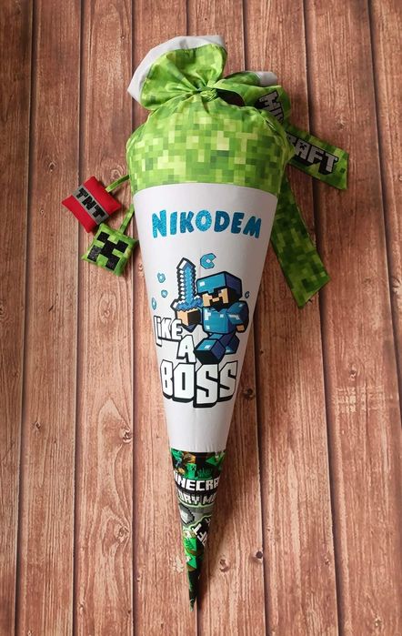 Tyta róg obfitości dla pierwszoklasisty  handmade