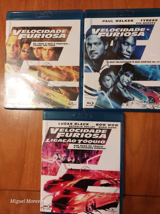 Blu Ray - 9 Filmes Velocidade Furiosa 9 Filmes