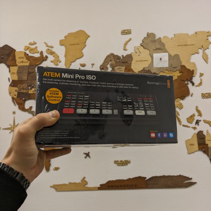 Відеомікшер Blackmagic ATEM Mini Pro ISO Нова!! Видеомикшер