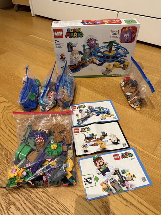 LEGO Super Mario 71387 (zestaw startowy) + 71397 + 71400