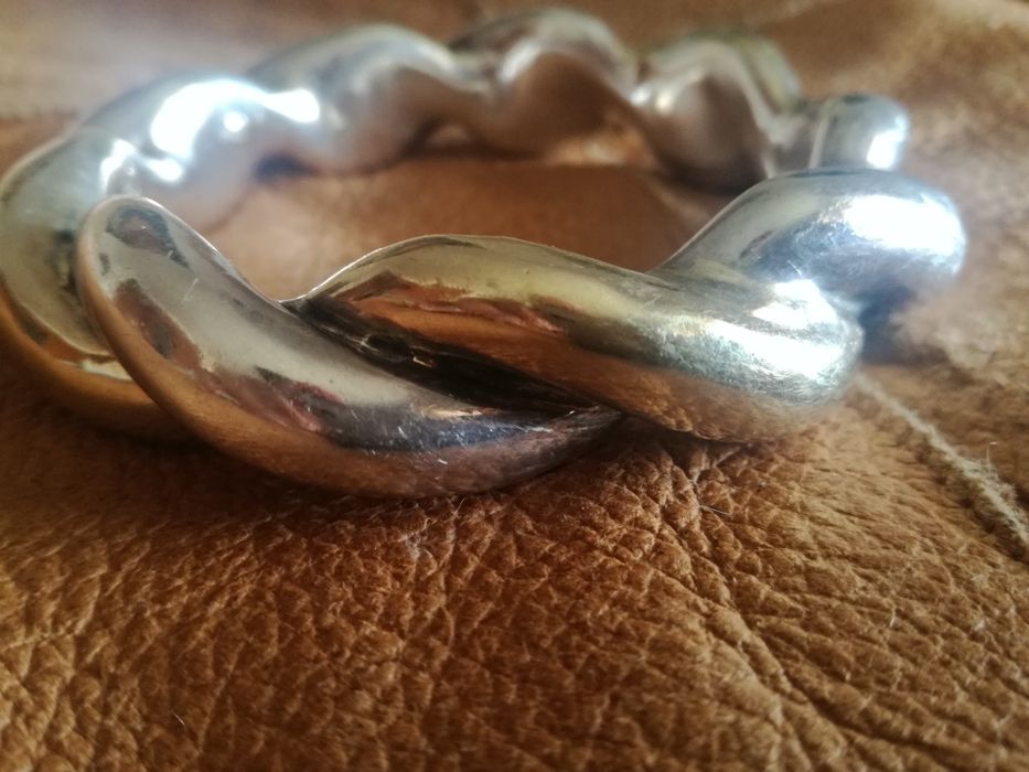 Pulseira/ escrava, prata