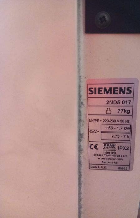 Aquecedores siemens, 2 unidades