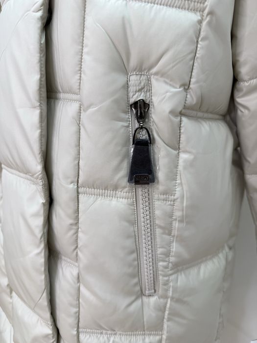 Женский удлиненный пуховик CLASNA полномерный, большие размеры