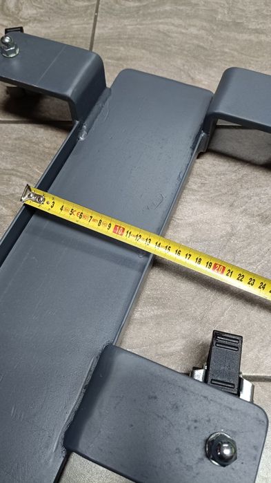 Wózek motocyklowy, platforma pod stopkę centralną