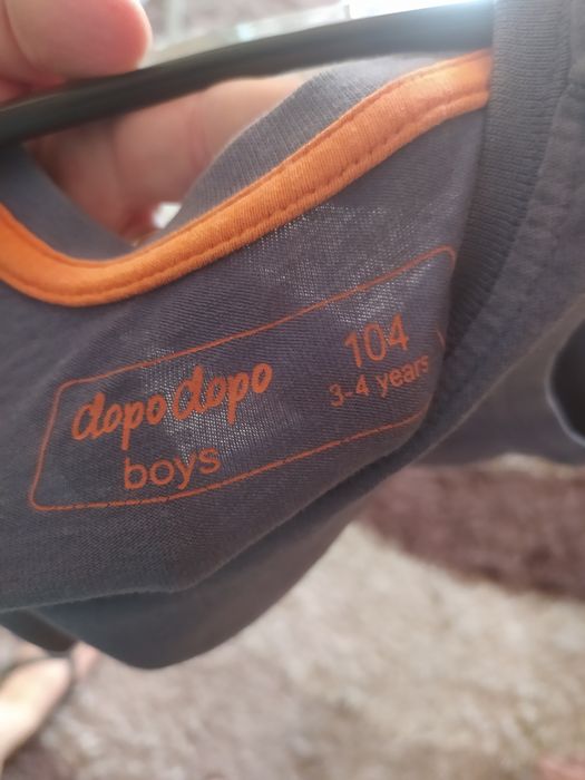 Koszulka bez rękawów t-shirt podkoszulka bawełniana r 104 DopoDopo