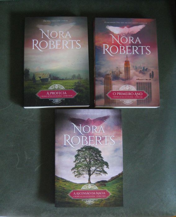 Trilogia das Crónicas da Escolhida Nora Roberts NOVOS