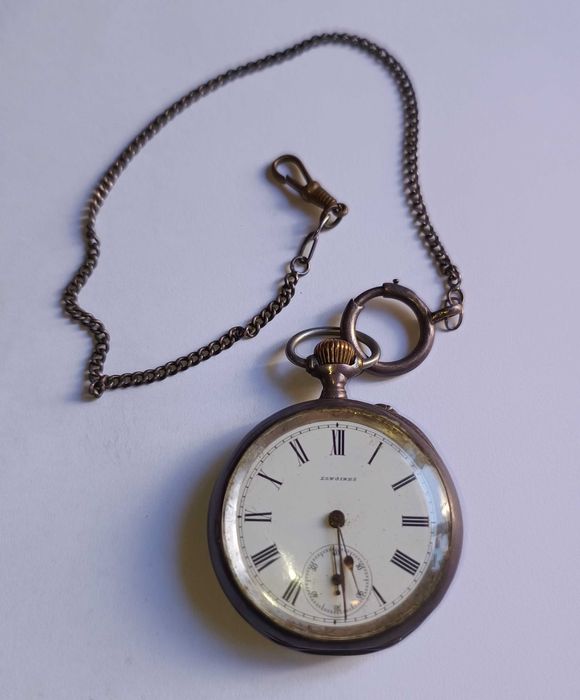 Relógio Bolso Longines Prata