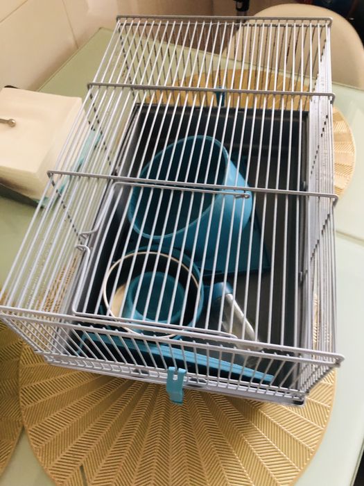 Gaiola completa Hamster + Comida
