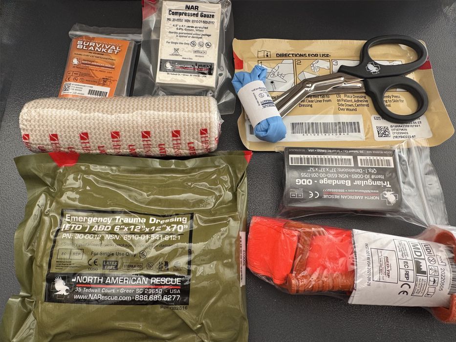 Наповнення тактичної аптечки CAT\America