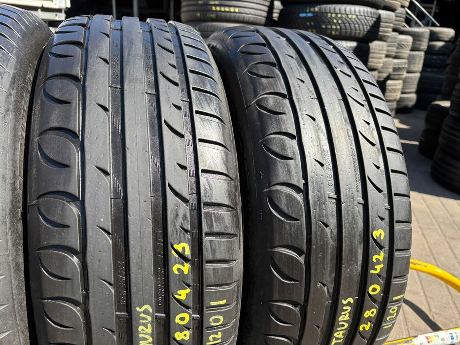 4X OPONY LETNIE 235/55R18 100V Taurus UHP Ultra High Performance RANT OCHRONNY 7MM 2020R SPRAWDZONE CAŁE! #280423