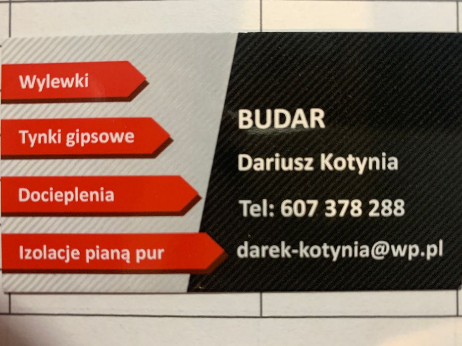 Wylewki Styrobeton Tynki Elewacje Docieplenia poddaszy pianą wolne ter