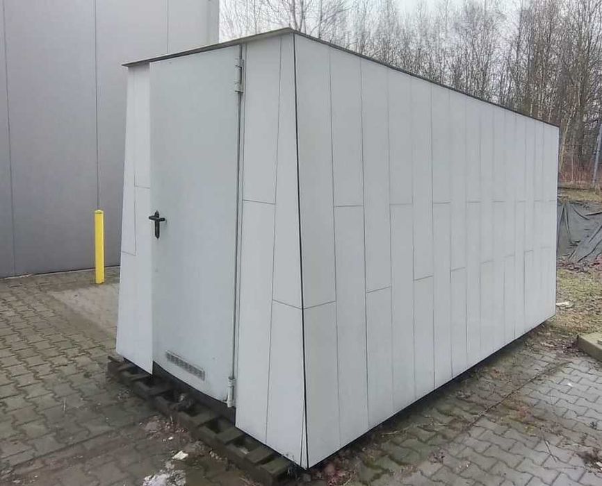 Pomieszczenie gospodarcze z płyt HPL407x210x212cm