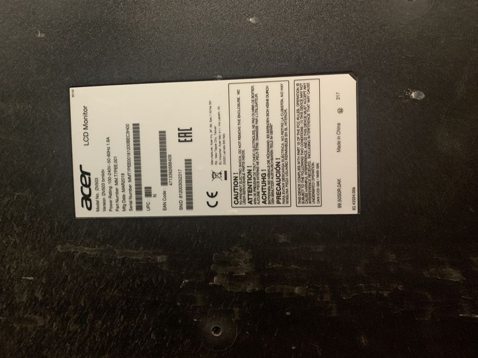 Продам 3 монитора 50" samsung и acer на запчасти