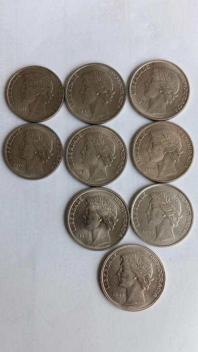 Complete Collection of 25 Escudos Coins